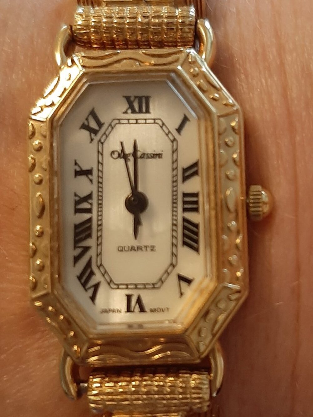 Oleg Cassini rare gemstone watch